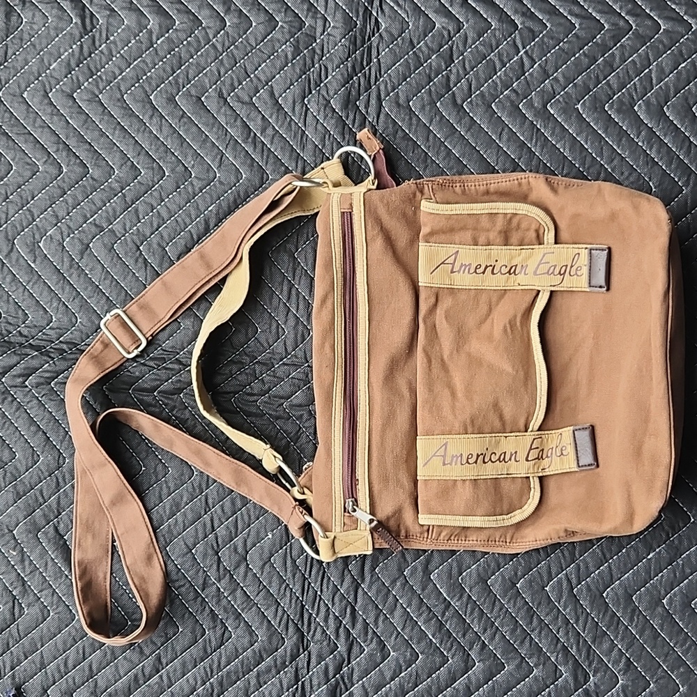American Eagle vintage canvas handbag